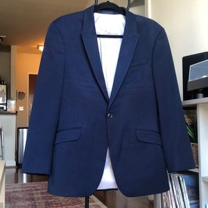 Navy blue topman suit 38R jacket and 30x30 pants